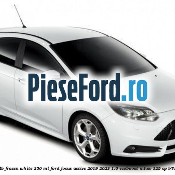 Vopsea alb Frozen White, 250 ml Ford Focus Active 2019-2023 1.0 EcoBoost mHEV 125 cp B7DA Hybrid