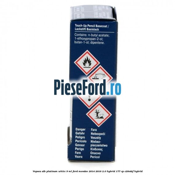 Vopsea alb Platinum White, 9 ml Ford Mondeo 2014-2018 2.0 Hybrid 177 cp Vopsea alb Platinum White, 9 ml Ford Mondeo 2014-2018 2.0 Hybrid 177 cp C20EDEF hybrid