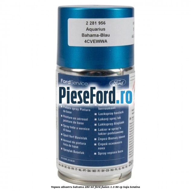 Vopsea albastru bahama, 250 ml Ford Fusion 1.3 60 cp BAJA benzina