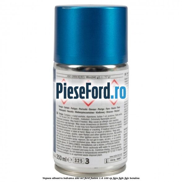 Vopsea albastru bahama, 250 ml Ford Fusion 1.6 100 cp FYJA, FYJB, FYJC benzina