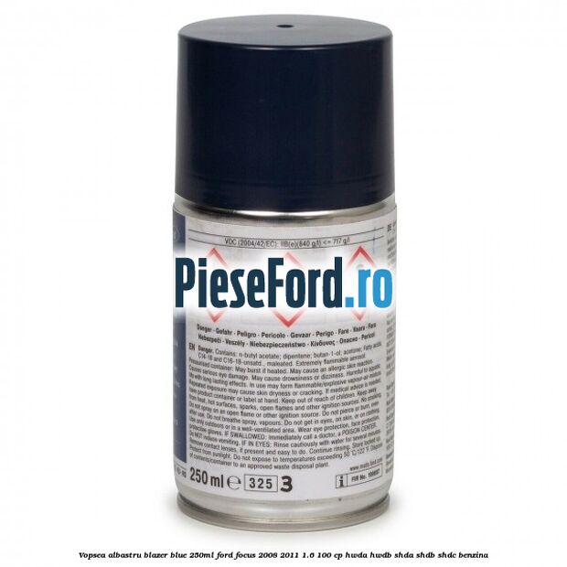 Vopsea albastru Blazer Blue, 250ml Ford Focus 2008-2011 1.6 100 cp HWDA, HWDB, SHDA, SHDB, SHDC benzina