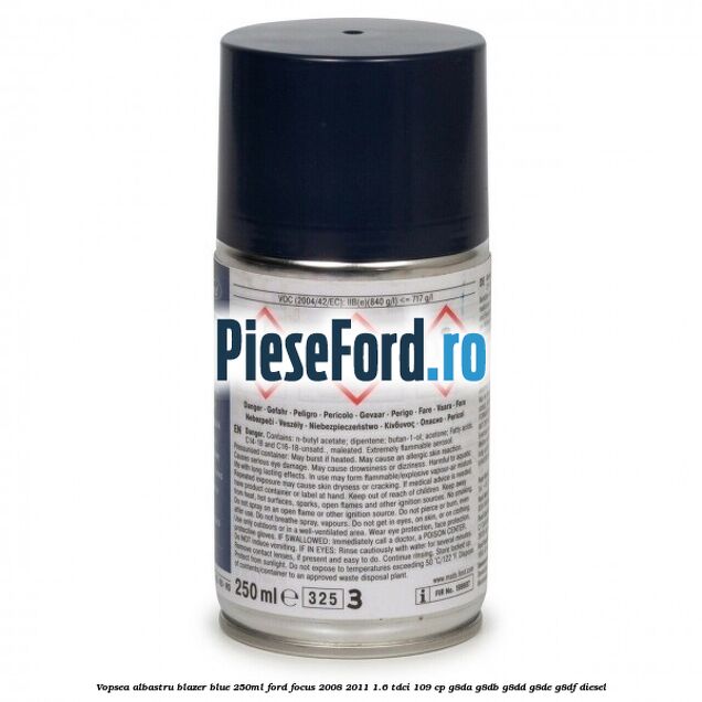 Vopsea albastru Blazer Blue, 250ml Ford Focus 2008-2011 1.6 TDCi 109 cp Vopsea albastru Blazer Blue, 250ml Ford Focus 2008-2011 1.6 TDCi 109 cp G8DA, G8DB, G8DD, G8DE, G8DF diesel