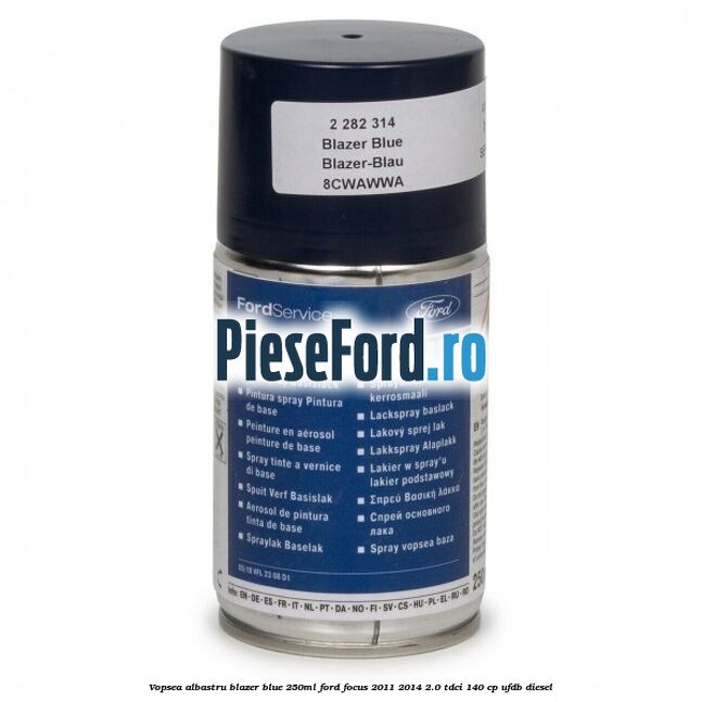 Vopsea albastru Blazer Blue, 250ml Ford Focus 2011-2014 2.0 TDCi 140 cp UFDB diesel