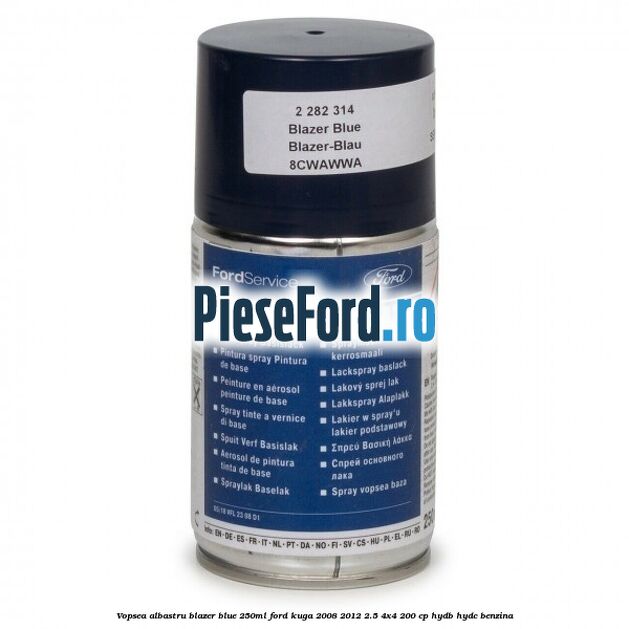 Vopsea albastru Blazer Blue, 250ml Ford Kuga 2008-2012 2.5 4x4 200 cp HYDB, HYDC benzina