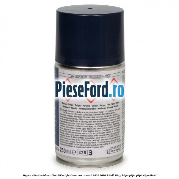 Vopsea albastru Blazer Blue, 250ml Ford Tourneo Connect 2002-2014 1.8 Di 75 cp BHPA, P7PA, P7PB, R2PA diesel