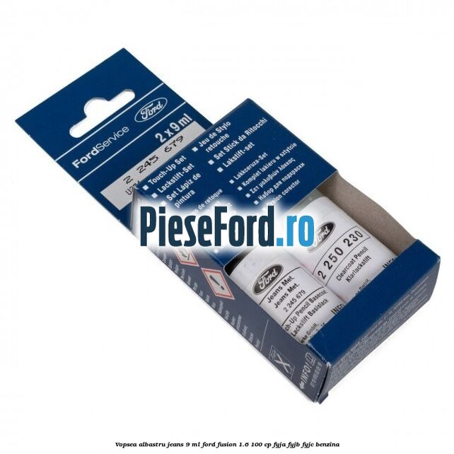 Vopsea albastru Jeans, 9 ml Ford Fusion 1.6 100 cp Vopsea albastru Jeans, 9 ml Ford Fusion 1.6 100 cp FYJA, FYJB, FYJC benzina