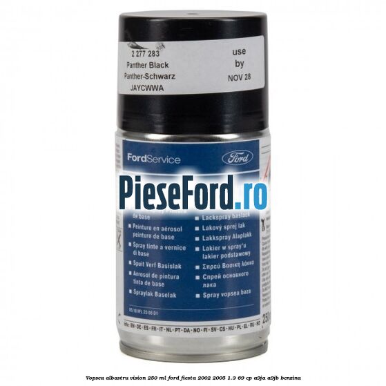 Vopsea albastru Vision, 250 ml Ford Fiesta 2002-2005 1.3 69 cp A9JA, A9JB benzina