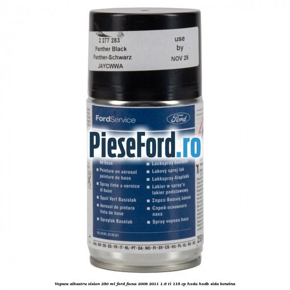 Vopsea albastru Vision, 250 ml Ford Focus 2008-2011 1.6 Ti 115 cp Vopsea albastru Vision, 250 ml Ford Focus 2008-2011 1.6 Ti 115 cp HXDA, HXDB, SIDA benzina