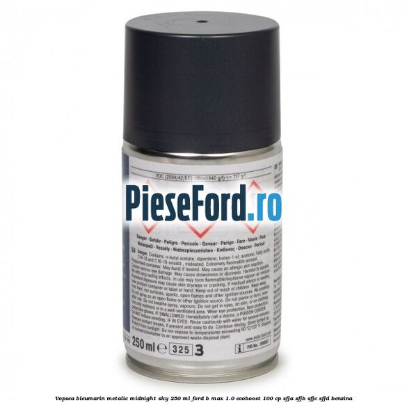 Vopsea bleumarin metalic Midnight Sky, 250 ml Ford B-Max 1.0 EcoBoost 100 cp SFJA, SFJB, SFJC, SFJD benzina