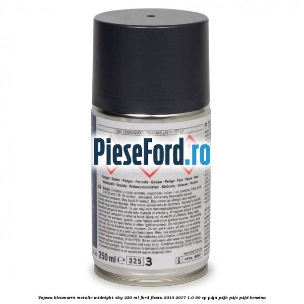 Vopsea bleumarin metalic Midnight Sky, 250 ml Ford Fiesta 2013-2017 1.0 80 cp Vopsea bleumarin metalic Midnight Sky, 250 ml Ford Fiesta 2013-2017 1.0 80 cp P4JA, P4JB, P4JC, P4JD benzina