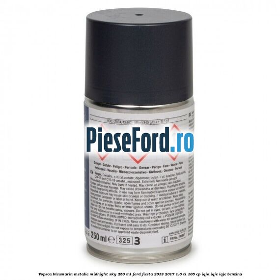 Vopsea bleumarin metalic Midnight Sky, 250 ml Ford Fiesta 2013-2017 1.6 Ti 105 cp IQJA, IQJC, IQJE benzina