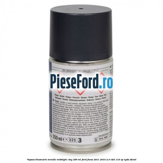 Vopsea bleumarin metalic Midnight Sky, 250 ml Ford Focus 2011-2014 2.0 TDCi 115 cp TYDA diesel