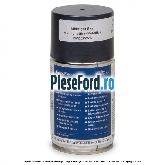 Vopsea bleumarin metalic Midnight Sky, 250 ml Ford Transit 2006-2014 2.2 TDCi RWD 125 cp