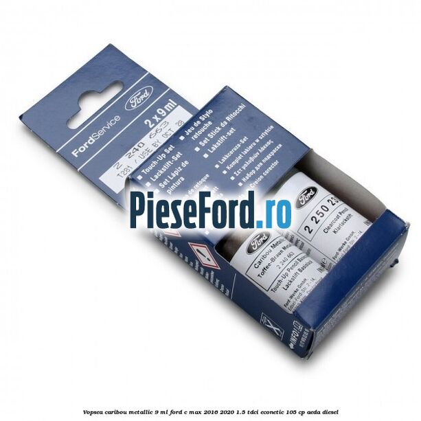 Vopsea caribou metallic, 9 ml Ford C-Max 2016-2020 1.5 TDCi ECOnetic 105 cp AEDA diesel