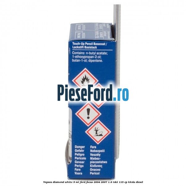 Vopsea diamond white, 9 ml Ford Focus 2004-2007 1.8 TDCi 115 cp Vopsea diamond white, 9 ml Ford Focus 2004-2007 1.8 TDCi 115 cp KKDA diesel