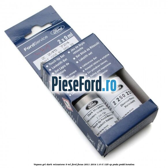 Vopsea gri Dark Micastone, 9 ml Ford Focus 2011-2014 1.6 Ti 125 cp Vopsea gri Dark Micastone, 9 ml Ford Focus 2011-2014 1.6 Ti 125 cp PNDA, PNDD benzina