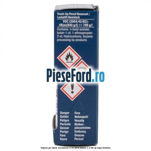 Vopsea gri Dark Micastone, 9 ml Ford Fusion 1.3 60 cp BAJA benzina