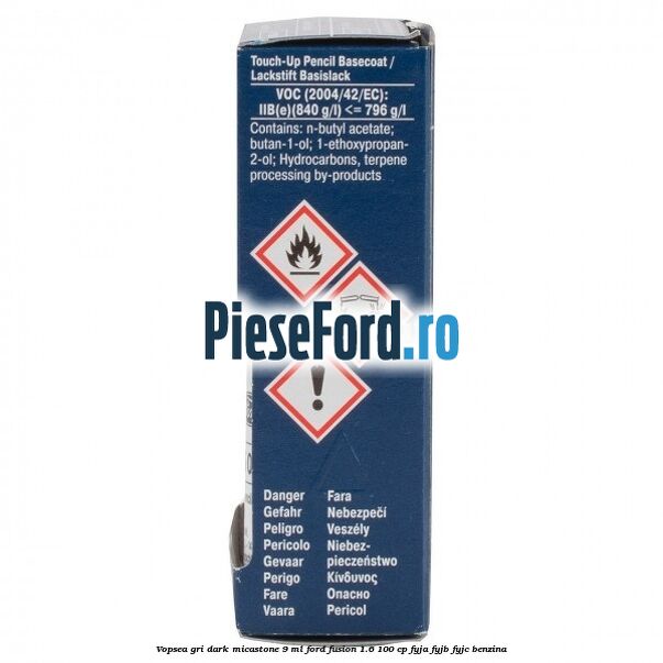 Vopsea gri Dark Micastone, 9 ml Ford Fusion 1.6 100 cp FYJA, FYJB, FYJC benzina