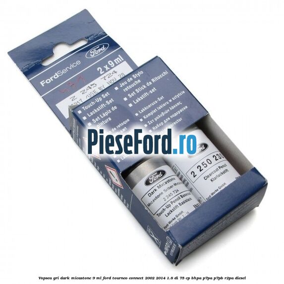 Vopsea gri Dark Micastone, 9 ml Ford Tourneo Connect 2002-2014 1.8 Di 75 cp Vopsea gri Dark Micastone, 9 ml Ford Tourneo Connect 2002-2014 1.8 Di 75 cp BHPA, P7PA, P7PB, R2PA diesel