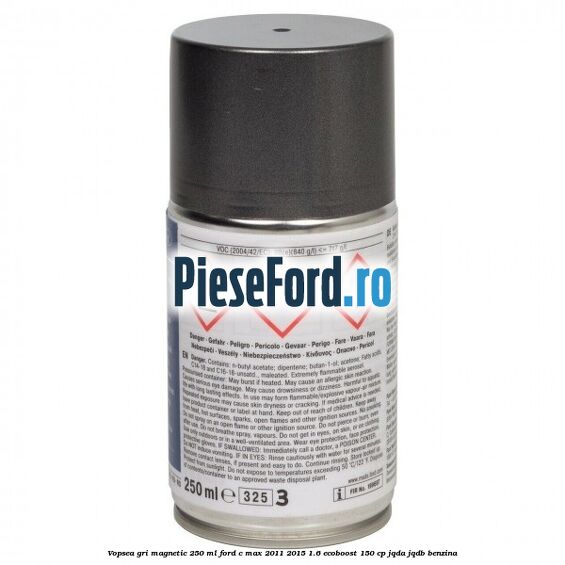 Vopsea gri magnetic, 250 ml Ford C-Max 2011-2015 1.6 EcoBoost 150 cp JQDA, JQDB benzina