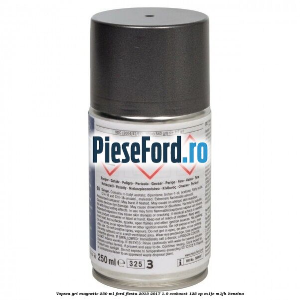 Vopsea gri magnetic, 250 ml Ford Fiesta 2013-2017 1.0 EcoBoost 125 cp M1JE, M1JH benzina