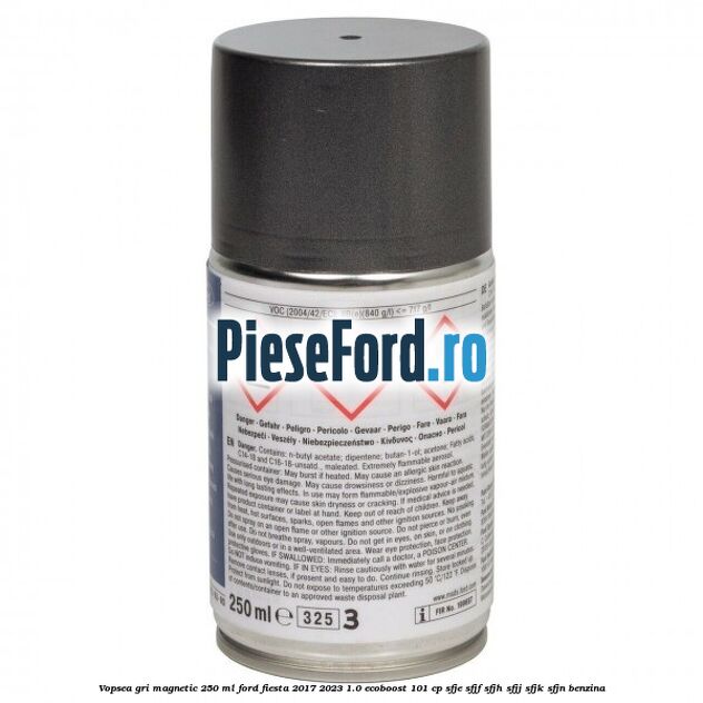 Vopsea gri magnetic, 250 ml Ford Fiesta 2017-2023 1.0 EcoBoost 101 cp SFJE, SFJF, SFJH, SFJJ, SFJK, SFJN benzina