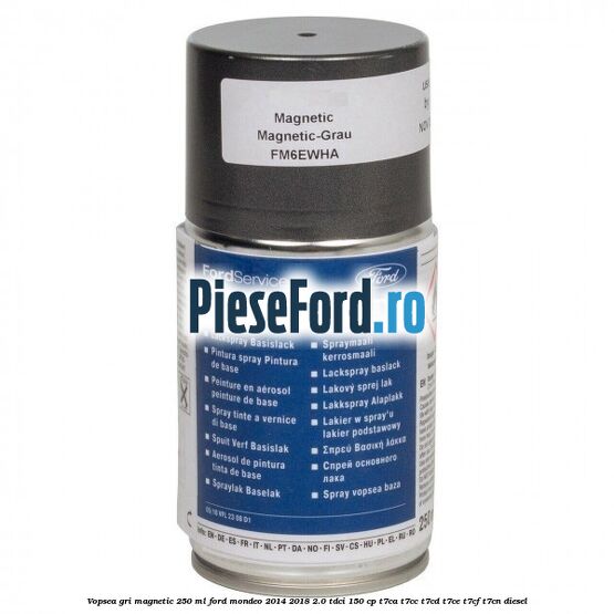 Vopsea gri magnetic, 250 ml Ford Mondeo 2014-2018 2.0 TDCi 150 cp T7CA, T7CC, T7CD, T7CE, T7CF, T7CN diesel