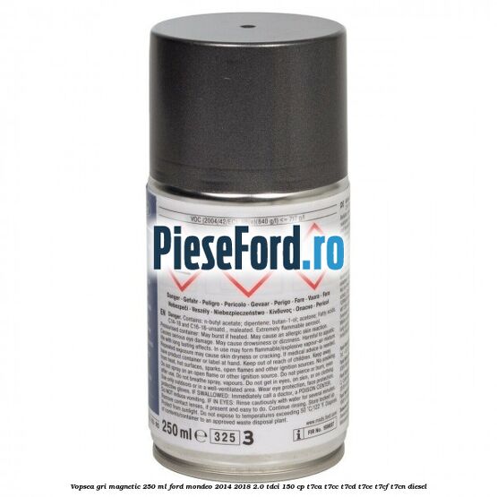 Vopsea gri magnetic, 250 ml Ford Mondeo 2014-2018 2.0 TDCi 150 cp T7CA, T7CC, T7CD, T7CE, T7CF, T7CN diesel