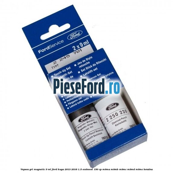 Vopsea gri Magnetic, 9 ml Ford Kuga 2013-2016 1.5 EcoBoost 150 cp M8MA, M8MB, M8MC, M8MD, M8ME benzina