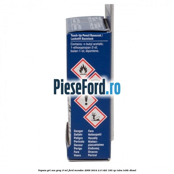 Vopsea gri Sea Grey, 9 ml Ford Mondeo 2008-2014 2.0 TDCi 163 cp Vopsea gri Sea Grey, 9 ml Ford Mondeo 2008-2014 2.0 TDCi 163 cp TXBA, TXBB diesel