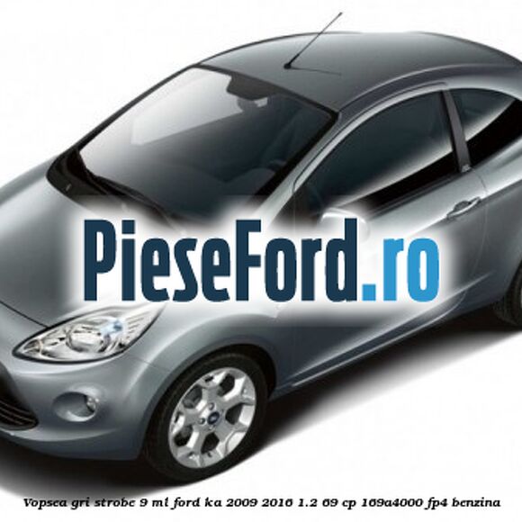 Vopsea gri Strobe, 9 ml Ford Ka 2009-2016 1.2 69 cp 169A4000, FP4 benzina