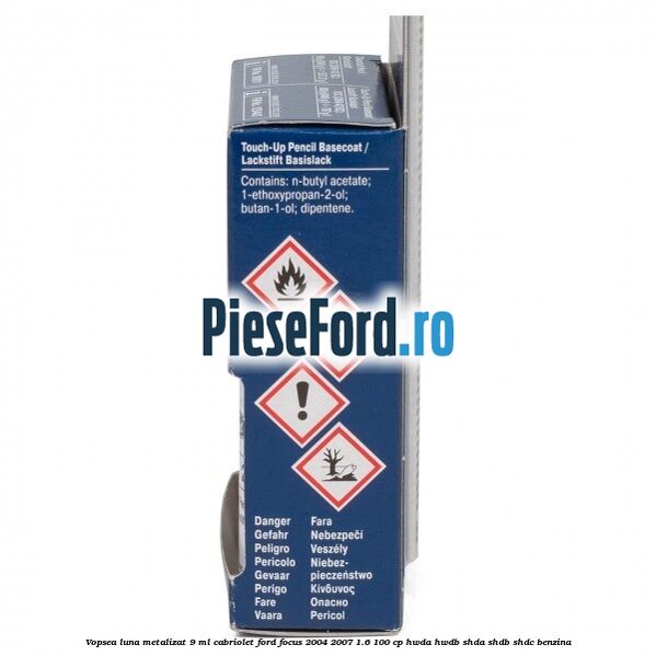 Vopsea luna metalizat 9 ml Cabriolet Ford Focus 2004-2007 1.6 100 cp Vopsea luna metalizat 9 ml Cabriolet Ford Focus 2004-2007 1.6 100 cp HWDA, HWDB, SHDA, SHDB, SHDC benzina