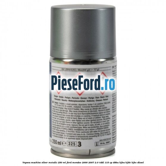 Vopsea machine silver metalic, 250 ml Ford Mondeo 2000-2007 2.0 TDDI 115 cp D6BA, HJBA, HJBB, HJBC diesel