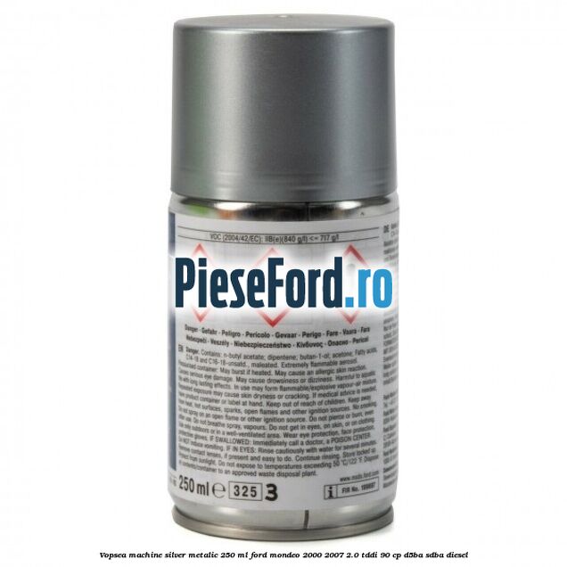 Vopsea machine silver metalic, 250 ml Ford Mondeo 2000-2007 2.0 TDDI 90 cp D5BA, SDBA diesel
