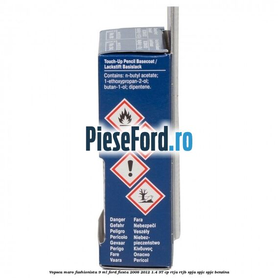 Vopsea maro Fashionista, 9 ml Ford Fiesta 2008-2012 1.4 97 cp Vopsea maro Fashionista, 9 ml Ford Fiesta 2008-2012 1.4 97 cp RTJA, RTJB, SPJA, SPJC, SPJE benzina