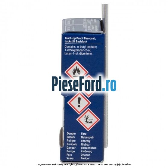 Vopsea rosu Red Candy, 9 ml Ford Fiesta 2013-2017 1.6 ST 200 200 cp JTJC benzina