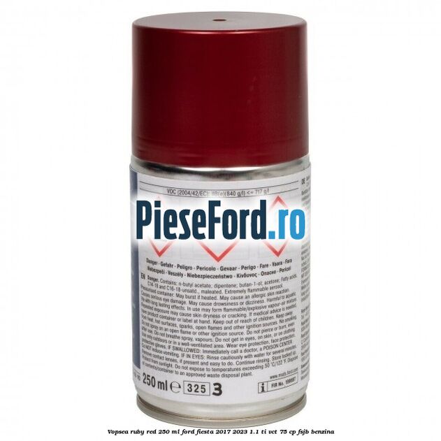 Vopsea ruby red, 250 ml Ford Fiesta 2017-2023 1.1 Ti-VCT 75 cp Vopsea ruby red, 250 ml Ford Fiesta 2017-2023 1.1 Ti-VCT 75 cp FSJB benzina