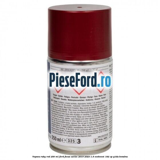 Vopsea ruby red, 250 ml Ford Focus Active 2019-2023 1.5 EcoBoost 182 cp Y1DA benzina