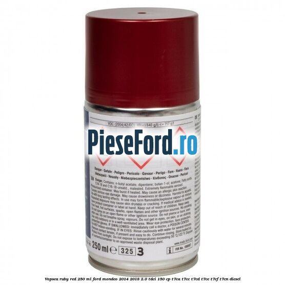 Vopsea ruby red, 250 ml Ford Mondeo 2014-2018 2.0 TDCi 150 cp Vopsea ruby red, 250 ml Ford Mondeo 2014-2018 2.0 TDCi 150 cp T7CA, T7CC, T7CD, T7CE, T7CF, T7CN diesel