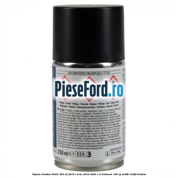 Vopsea shadow black, 250 ml Ford C-Max 2016-2020 1.5 EcoBoost 150 cp M8DB, M8DF benzina