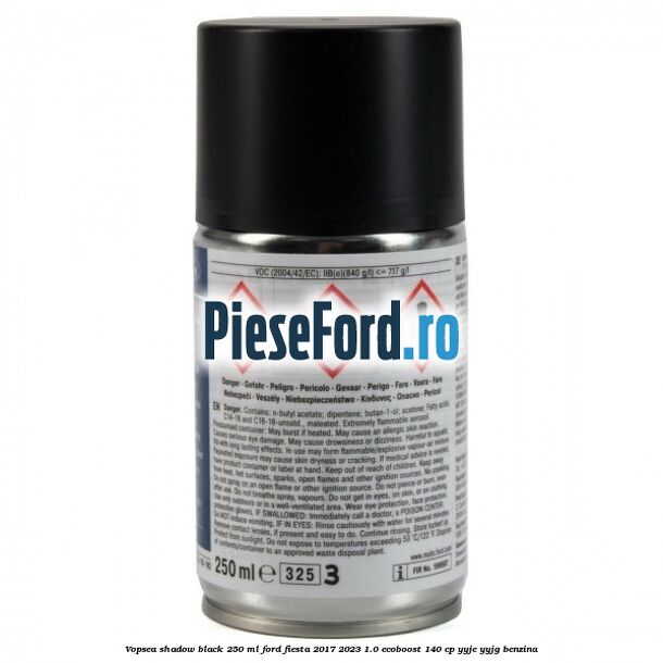 Vopsea shadow black, 250 ml Ford Fiesta 2017-2023 1.0 EcoBoost 140 cp YYJE, YYJG benzina