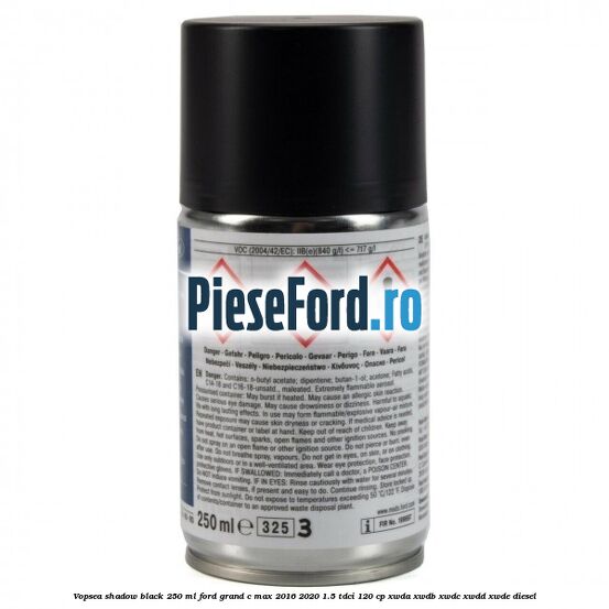 Vopsea shadow black, 250 ml Ford Grand C-Max 2016-2020 1.5 TDCi 120 cp Vopsea shadow black, 250 ml Ford Grand C-Max 2016-2020 1.5 TDCi 120 cp XWDA, XWDB, XWDC, XWDD, XWDE diesel