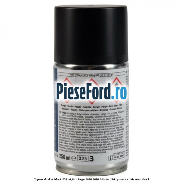 Vopsea shadow black, 250 ml Ford Kuga 2016-2018 2.0 TDCi 120 cp XRMA, XRMB, XRMC diesel