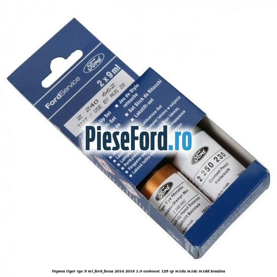Vopsea tiger eye, 9 ml Ford Focus 2014-2018 1.0 EcoBoost 125 cp M1DA, M1DC, M1DD benzina
