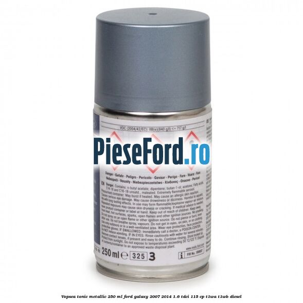 Vopsea tonic metallic, 250 ml Ford Galaxy 2007-2014 1.6 TDCi 115 cp T1WA, T1WB diesel