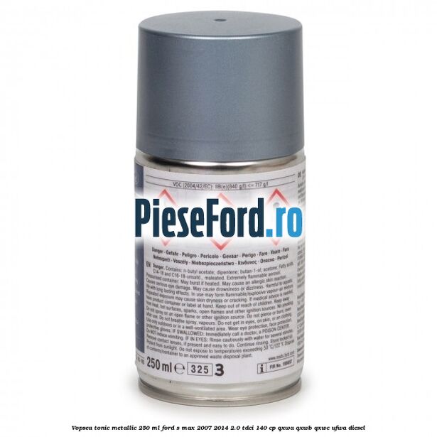 Vopsea tonic metallic, 250 ml Ford S-Max 2007-2014 2.0 TDCi 140 cp QXWA, QXWB, QXWC, UFWA diesel