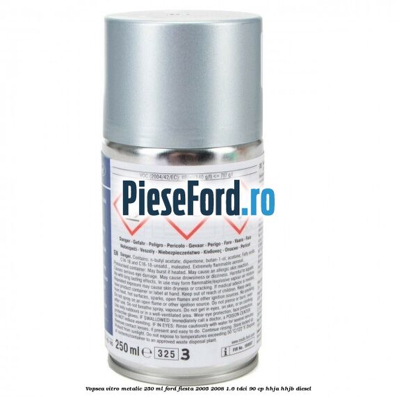 Vopsea vitro metalic, 250 ml Ford Fiesta 2005-2008 1.6 TDCi 90 cp HHJA, HHJB diesel