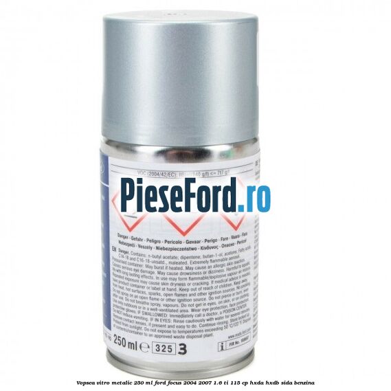 Vopsea vitro metalic, 250 ml Ford Focus 2004-2007 1.6 Ti 115 cp Vopsea vitro metalic, 250 ml Ford Focus 2004-2007 1.6 Ti 115 cp HXDA, HXDB, SIDA benzina