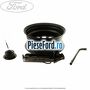 1 Set rezerva janta tabla 14 inch cu cric, coarba Ford Fiesta 2002-2005 1.4 16V 80 cp FXJA, FXJB benzina