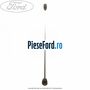Antena audio 550 mm editie retro Ford Fiesta 1989-1996 1.4 73 cp F4A, FUG, FUJ benzina